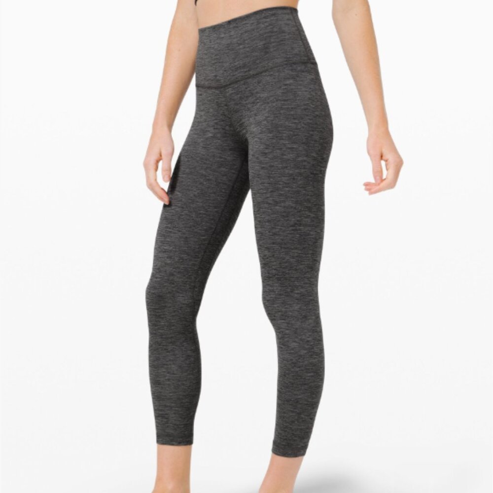 Lululemon Align Leggings Size 6, Great Condition, Heathered Black